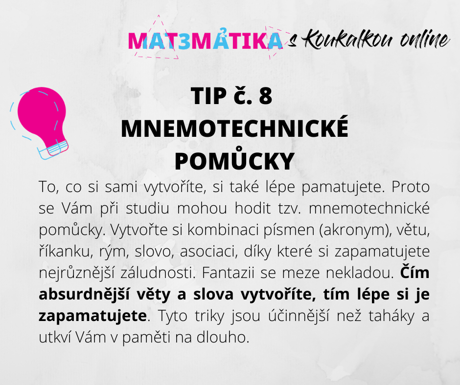 Mnemotechnické pomůcky